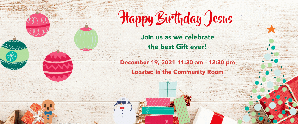 Happy Birthday Jesus Party